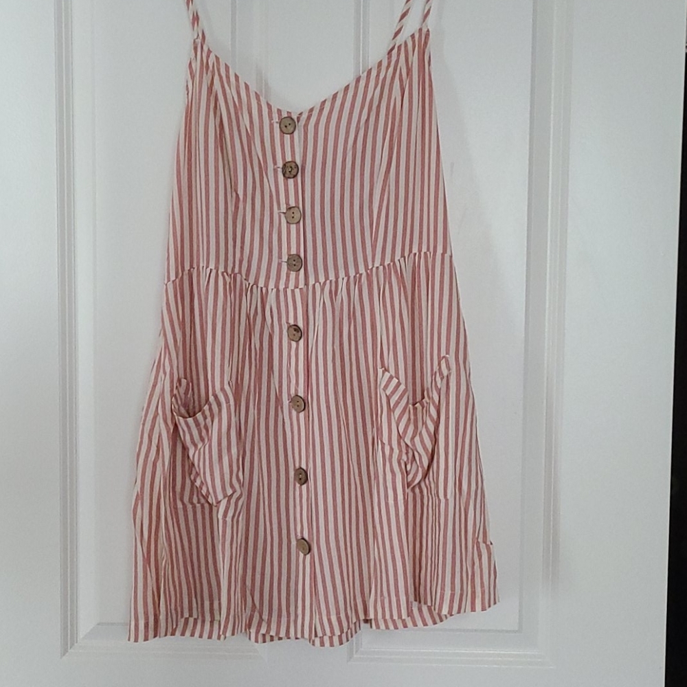 Ocean Drive Striped Dress NWT